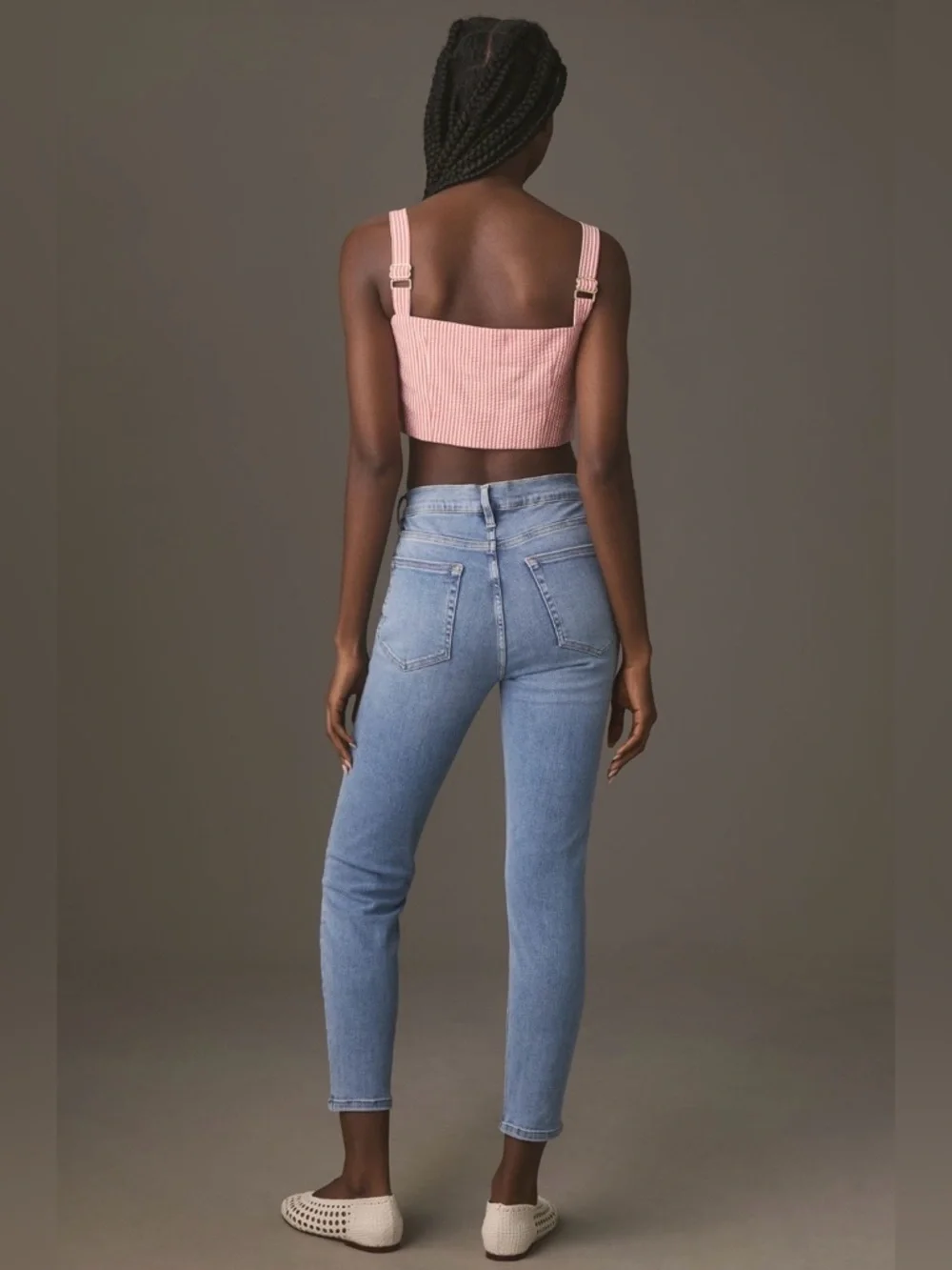 FRAME DENIM LE HIGH SKINNY CROP COLORADO DESIGNER DENIM JEANS SZ 27 - Picture 5 of 15